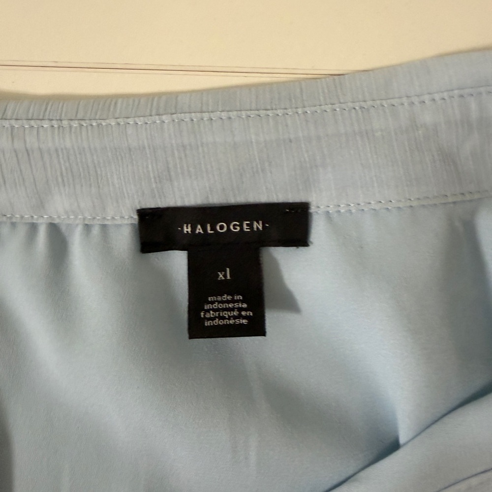 Halogen Light Blue Button-Down Blouse - image 3
